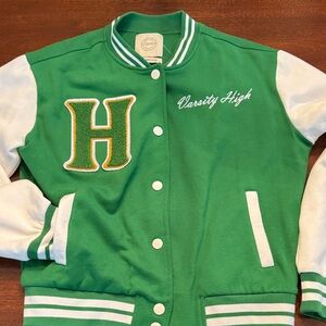 Green Varsity High Varsity Jacket (Stranger Things inspired)